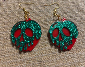 poison apple earrings