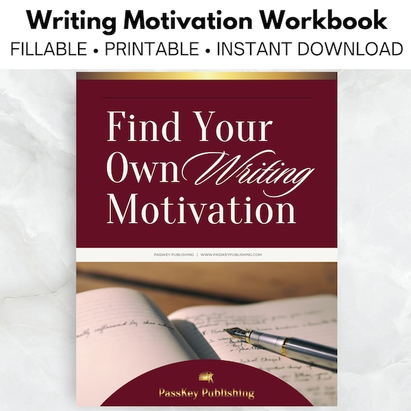 Writer's Motivation Workbook: Unleash Creativity & Achieve Goals - Interactive Writing Guide