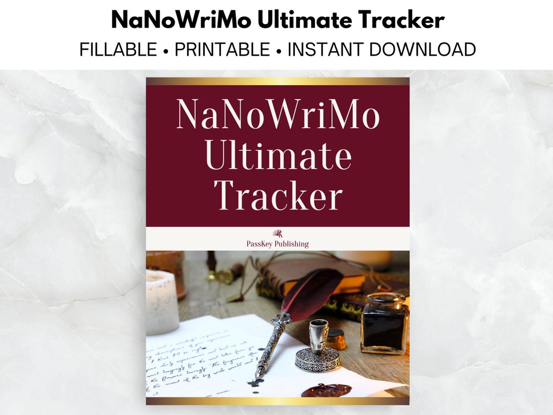 Nanowrimo Ultimate Tracker - Etsy