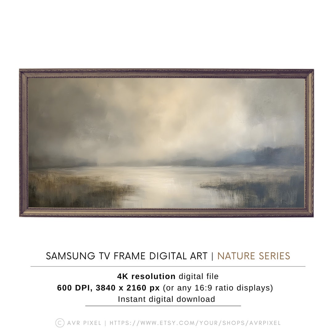 Abstract Digital TV Art: Minimalist Screensaver for Smart TVs view 3