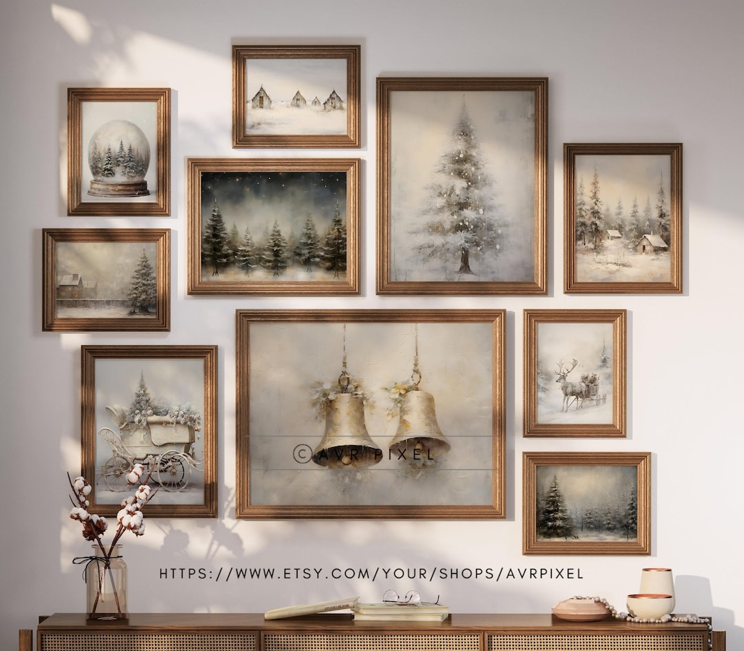 Vintage Christmas Wall Art view 5