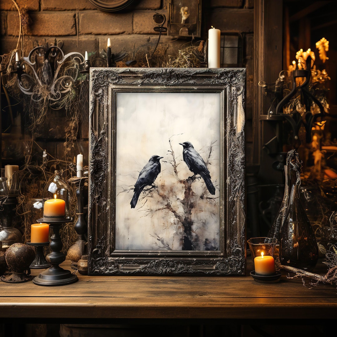 Muted Rustic Halloween Print view 5