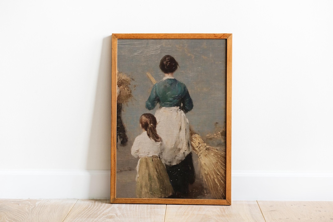 Vintage Farm Life Painting view 3