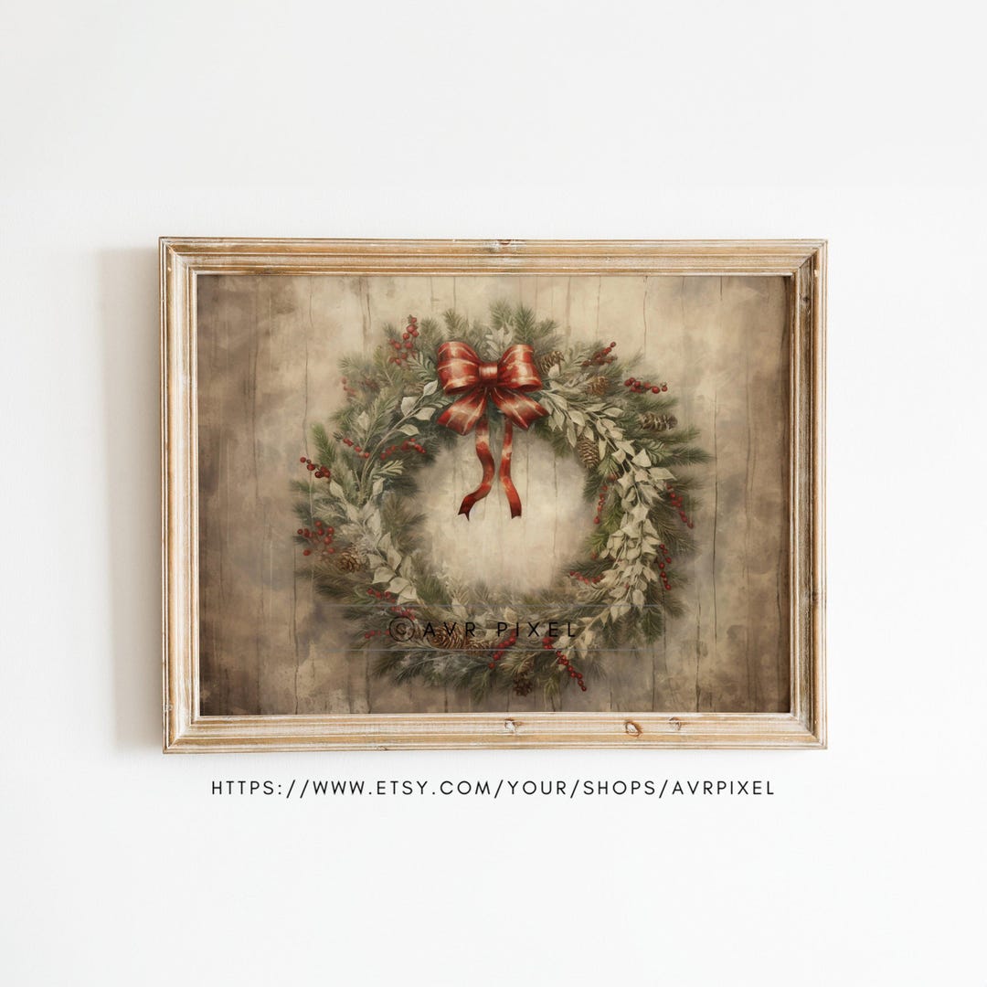 Vintage Christmas Wall Art