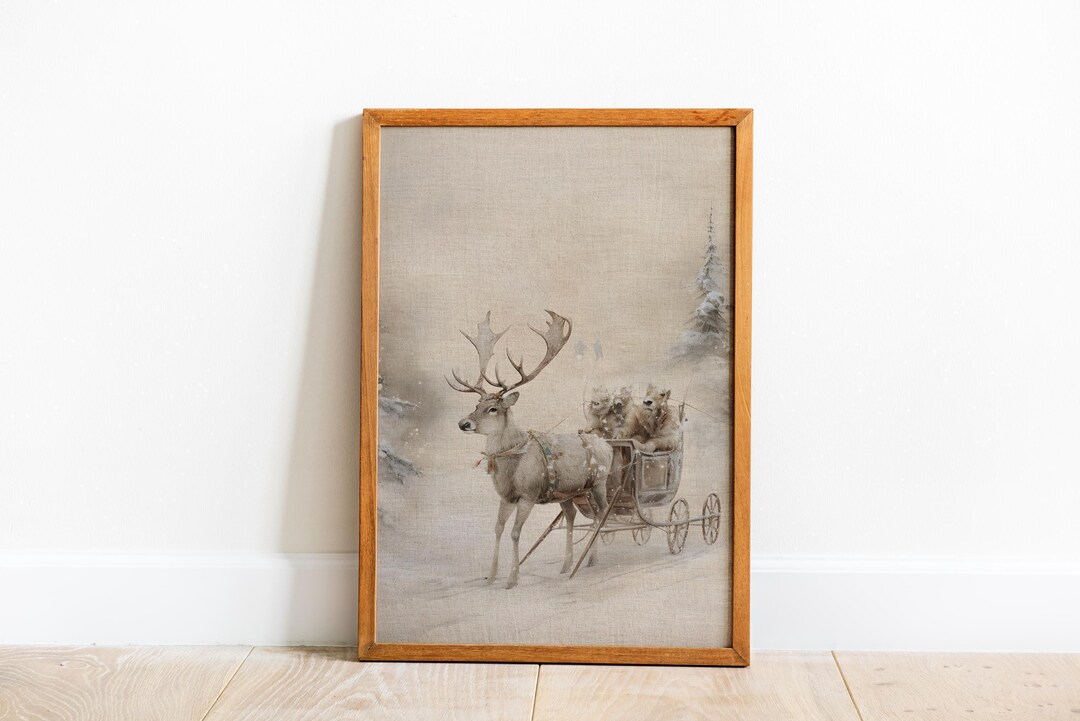 Vintage Christmas Wall Art view 4