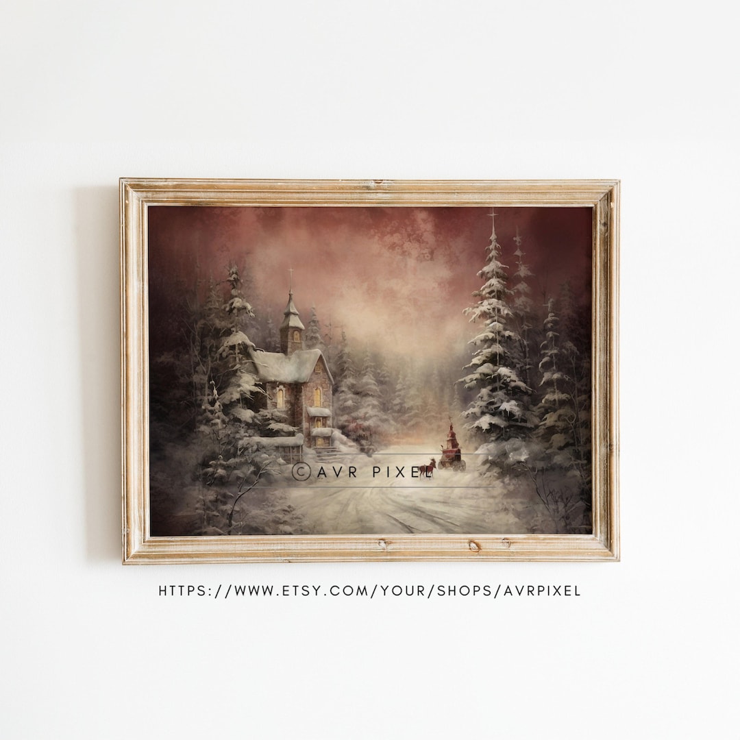 Vintage Christmas Wall Art