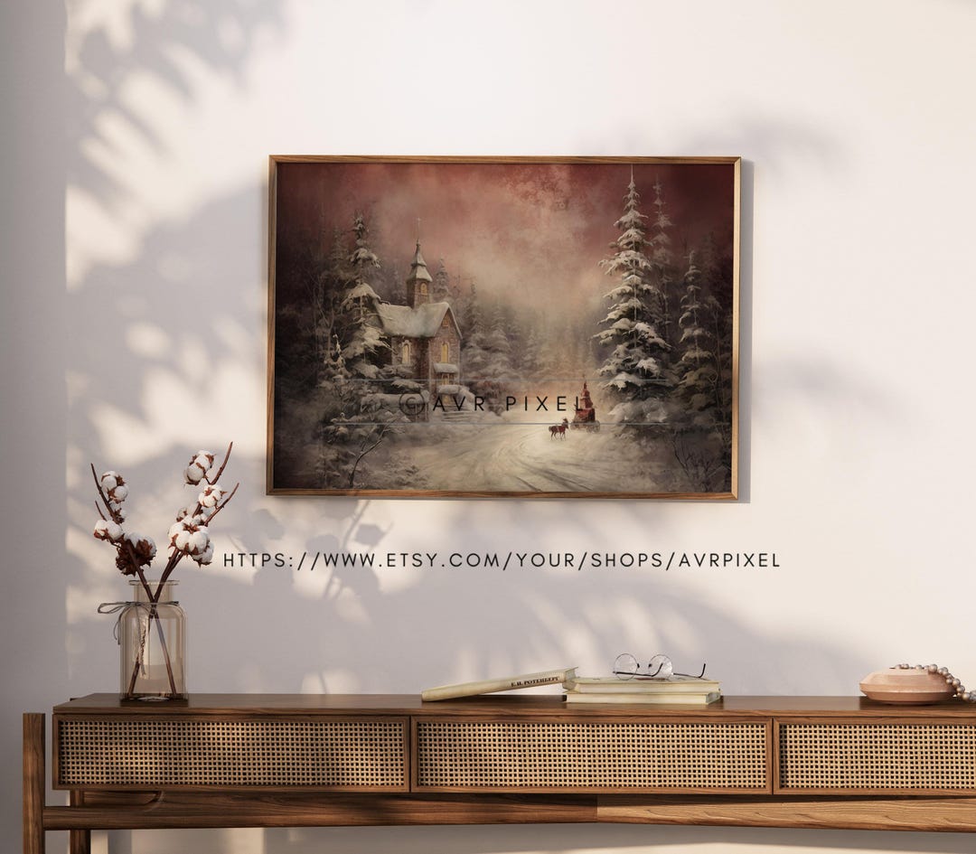 Vintage Christmas Wall Art view 2