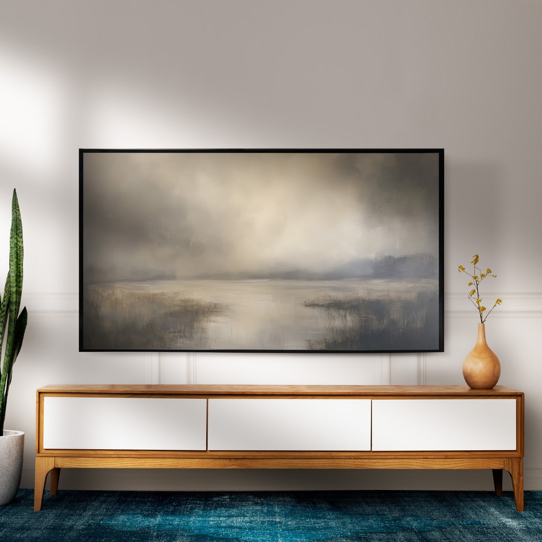 Abstract Digital TV Art: Minimalist Screensaver for Smart TVs view 2
