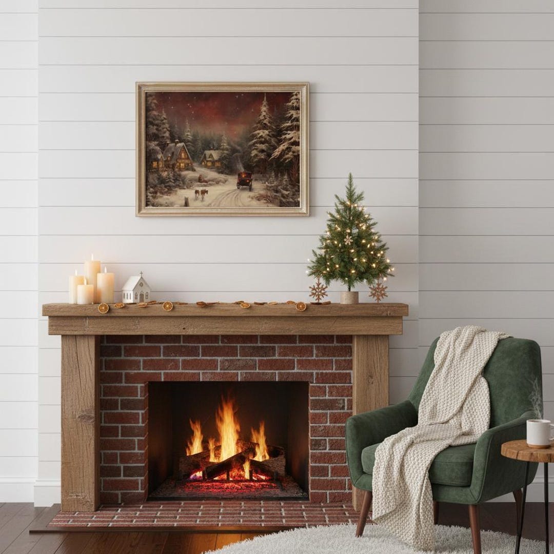 Vintage Christmas Wall Art view 3
