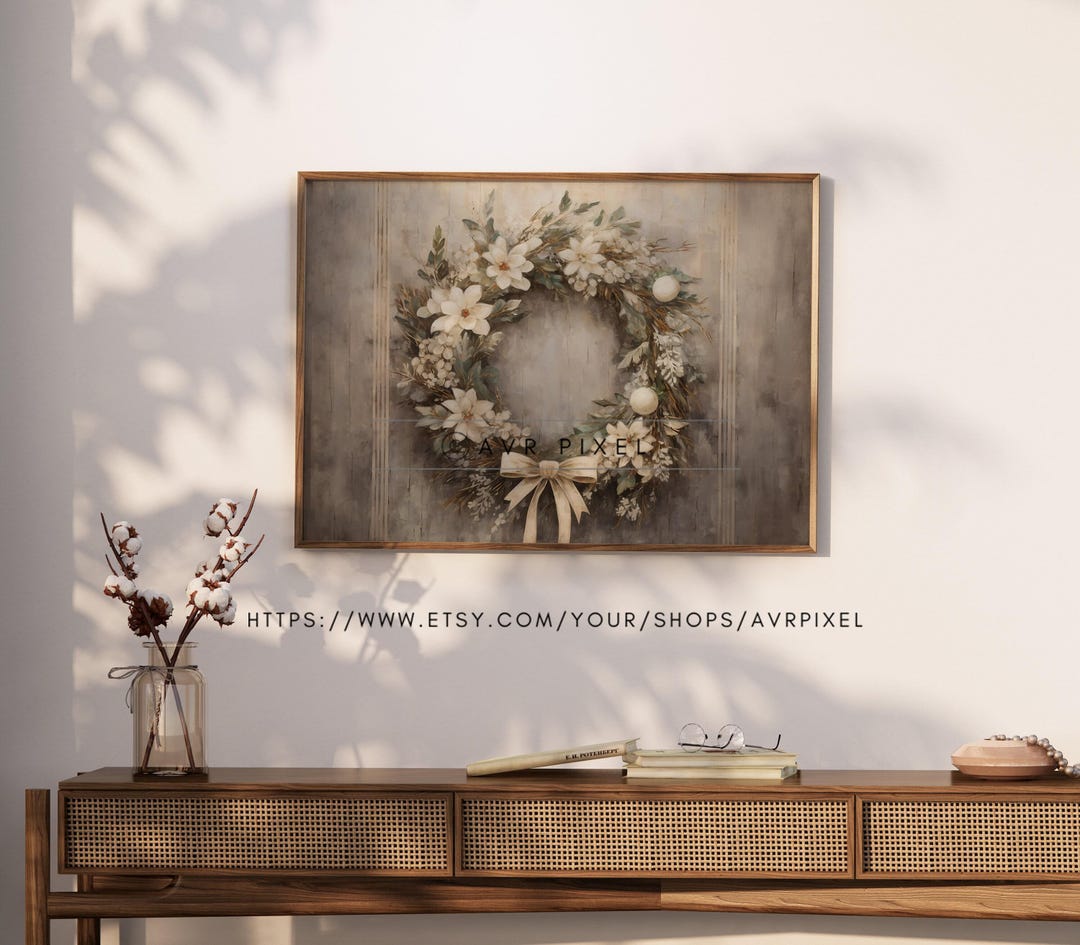 Vintage Christmas Wall Art view 2