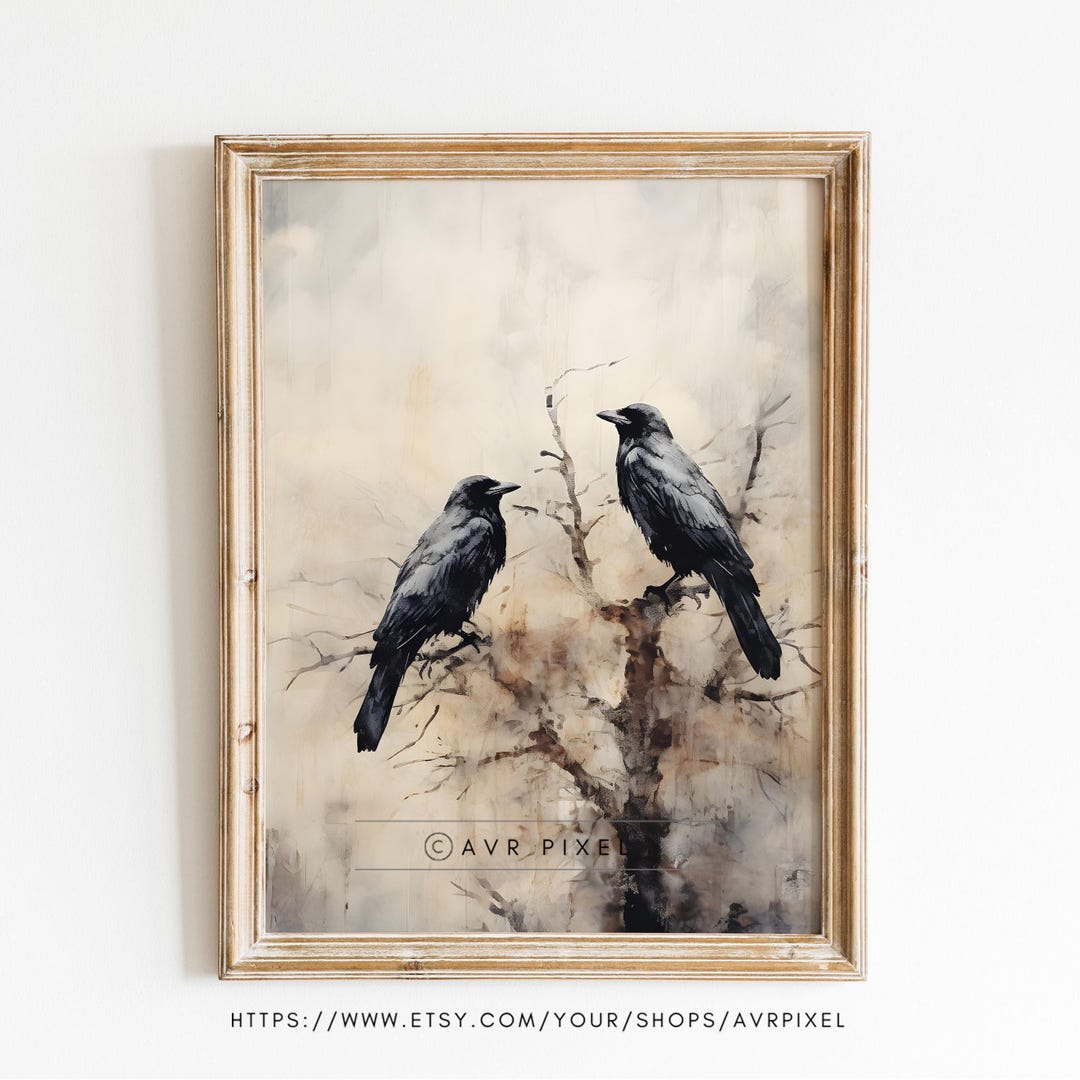 Muted Rustic Halloween Print