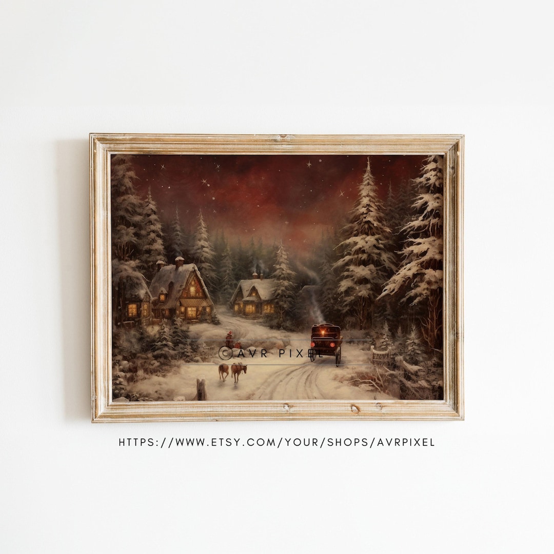 Vintage Christmas Wall Art