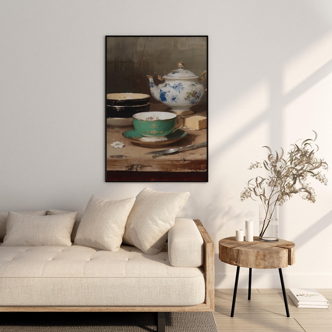 Vintage Teapot Painting view 5