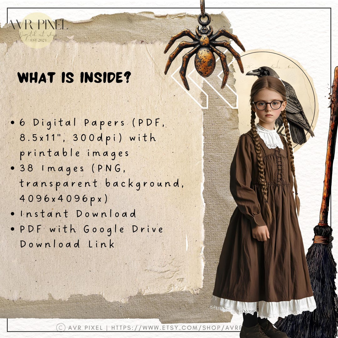 Rustic Halloween Ephemera Kit view 5