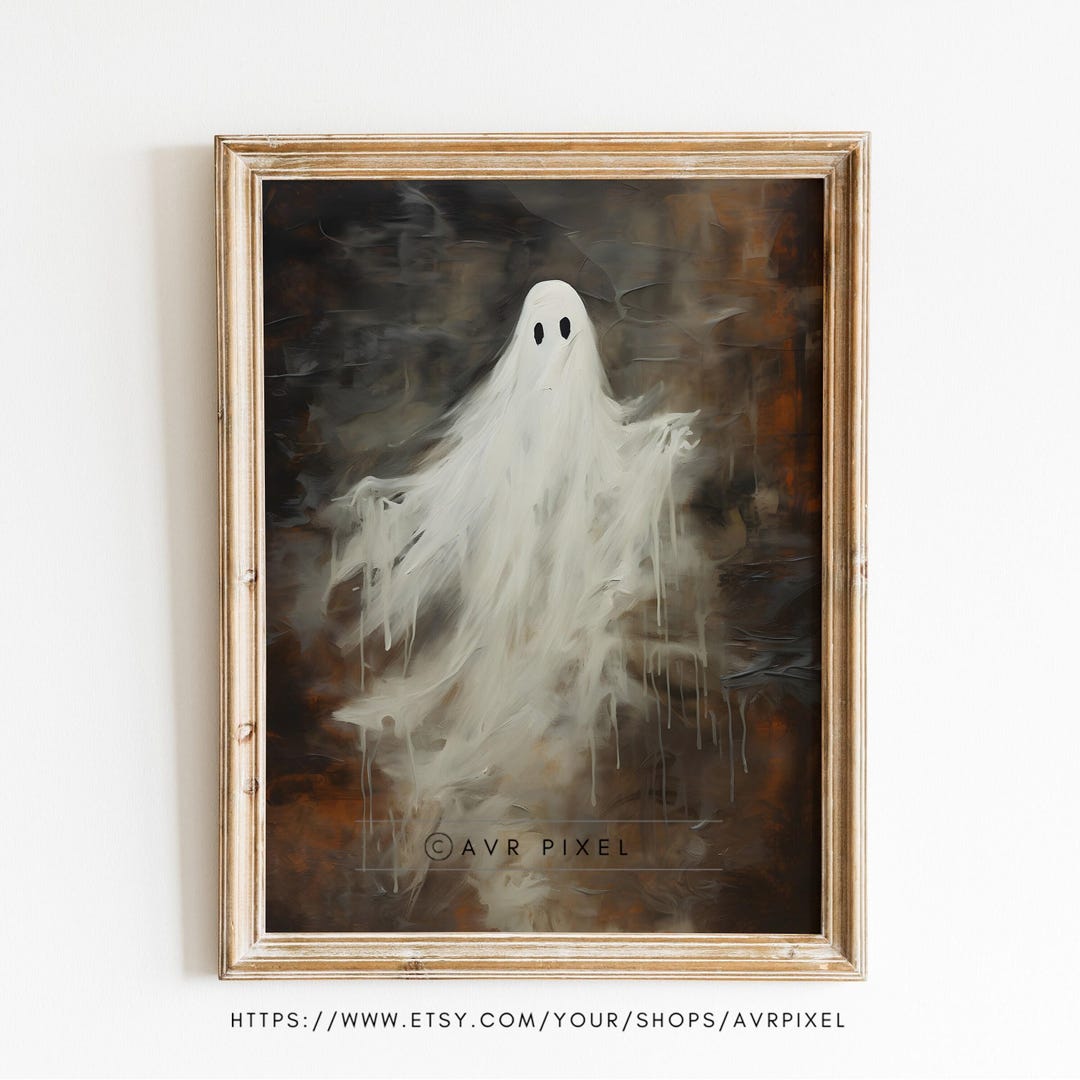 Neutral Ghost Wall Art Print