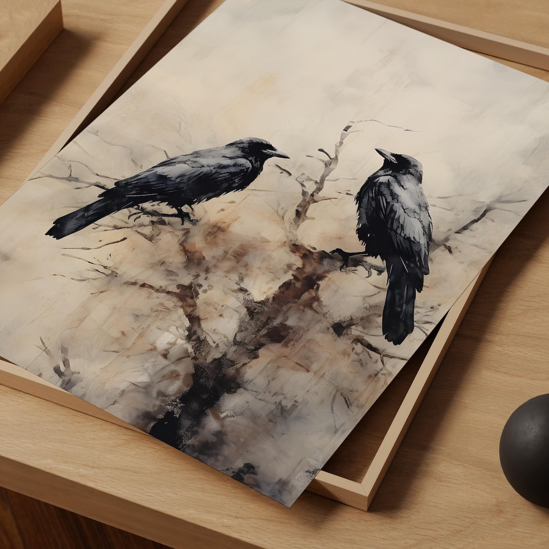 Muted Rustic Halloween Print view 4