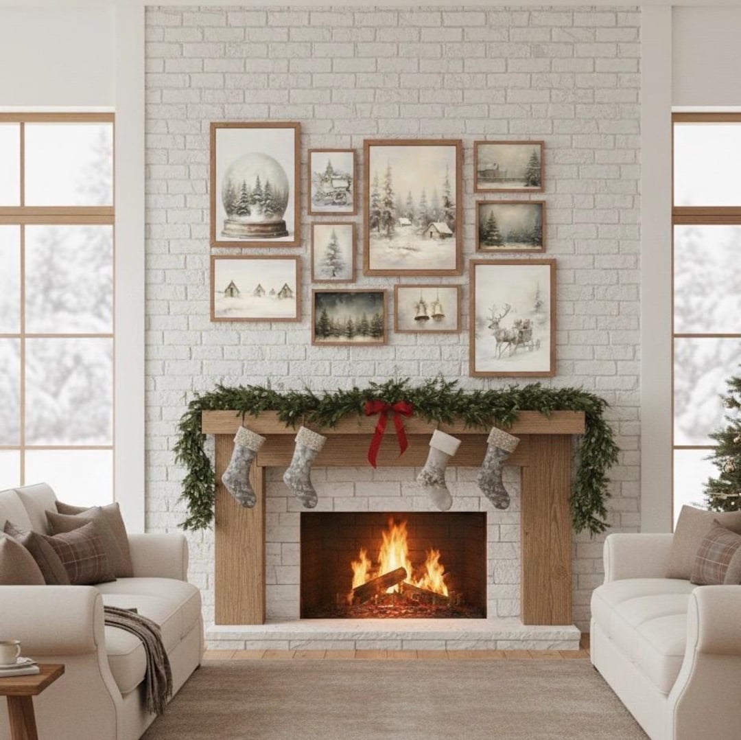 Vintage Christmas Wall Art view 4
