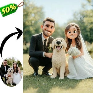 Custom Pixar Style Portrait From Photo | Personalized Animated Charactor Art | cute | cartoon | illustration | Digital Gift for loved ones