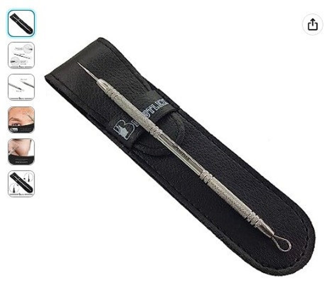 Lancet for Facial Milia Remover and Whitehead Extractor. Double Ended