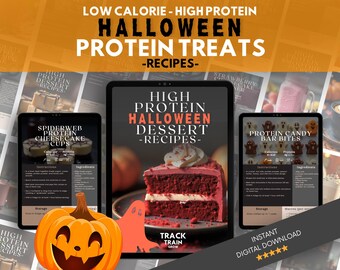 e-boek eiwitrijke dessertrecepten Halloween: gezonde lekkernijen (digitale download)