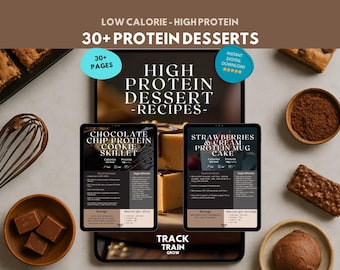 e-boek met eiwitrijke dessertrecepten: 30+ gezonde lekkernijen (pdf)