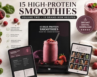High Protein Smoothie Recipes eBook: Low Calorie Weight Loss Shakes (PDF)