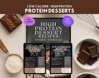 e-boek met eiwitrijke dessertrecepten: 40+ gezonde lekkernijen (pdf)