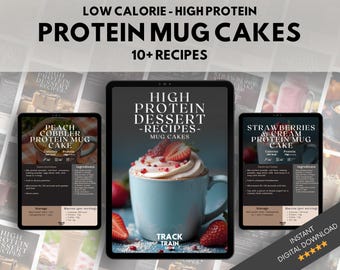 e-boek met eiwitrijke mokcakerecepten: caloriearm, macrovriendelijk (pdf-download)