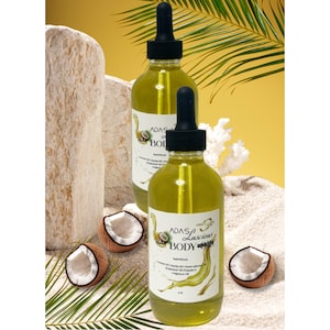ADA'S BODY OIL - Luscious Coco Mango Body Oil, After Shower Body Oil, Body Massage Oil, All Natural Body Oil, Moisturizing Body Oil for Gift