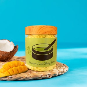 ADA'S BODY BUTTER - Luscious Coco Body Butter, Body Butter Jars Glass, Body Butter Scented, Body Butter Organic, Skinfoodie Body Butter Gift
