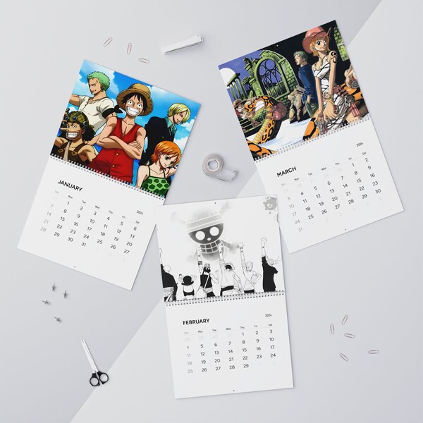One Piece 2025 Calendar Etsy