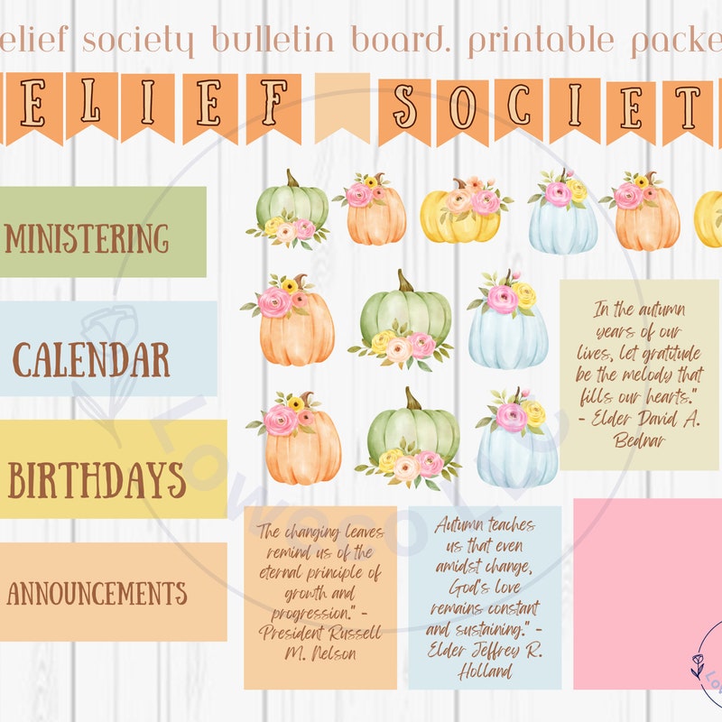 Fall Church Bulletin Boards - Etsy
