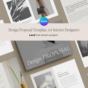 Interior Design Proposal Investment Guide For Interior Designers Canva Ready What To Expect Digital Templates Modern Close More Clients