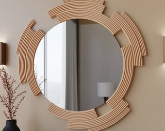 Rearview Mirror Himalayan Salt Necklace Amazon Round Wall Glass