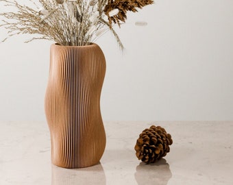 Modernized Pottery BUBBLY Vase for Fresh and Dried Flowers Waterproof Beautiful and Unique