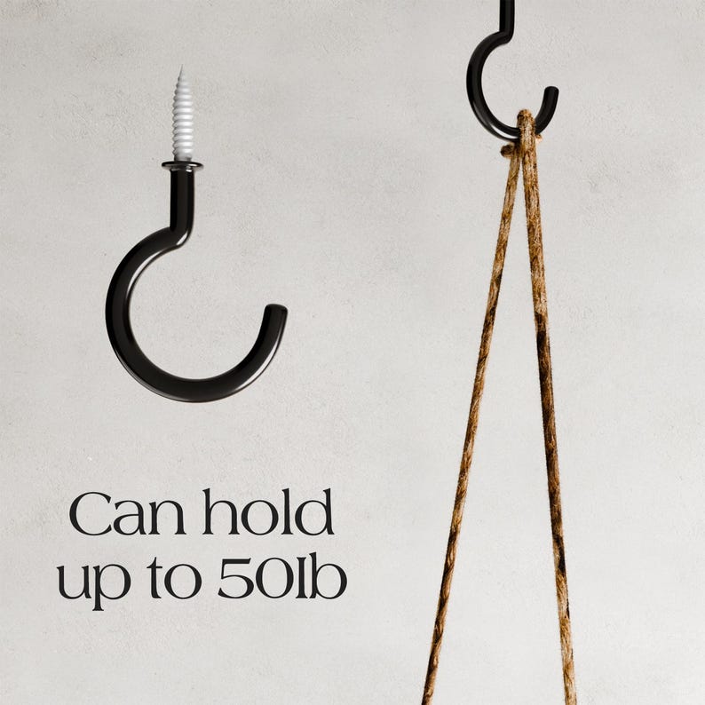 Hanging HERITAGE Rope Planter, Ribbed Design With Drainage and Drip ...