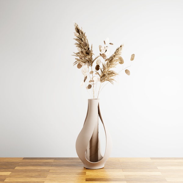 Eco-Friendly Vase "ECO" - Sustainable Beauty - Original and Earth-Conscious Decor - Ideal for Gifting