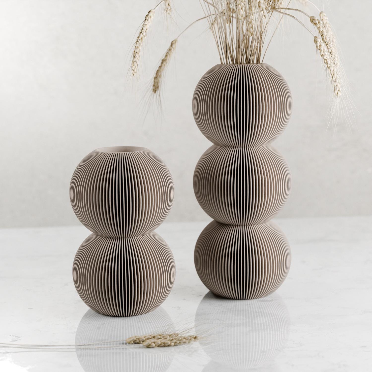 BUBBLES Vase for Real and Dried Flowers Perfect Gift and Chic Home Decor Comes in White Green Black & More Modernized Pottery
