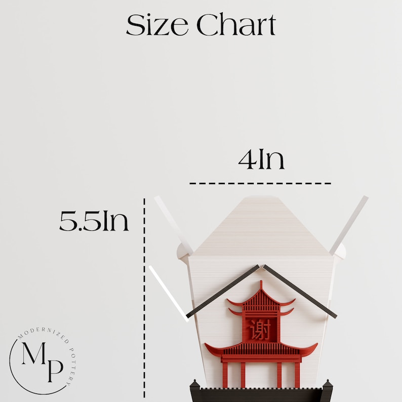 Indoor Planter Chinese Takeout Box Pot SET with Free Chopsticks, For Houseplants and Decor, Comes with Accessories, Drainage, and Drip Tray zdjęcie 9