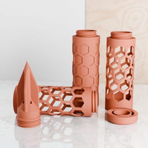 Self Watering Honeycomb Moss Pole MODULAR