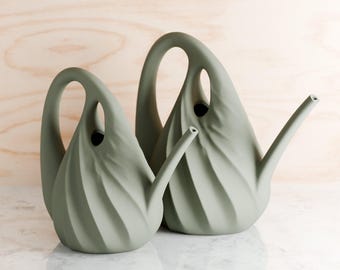 Modern Swirl Watering Can: Half Gallon Plant Home Decor