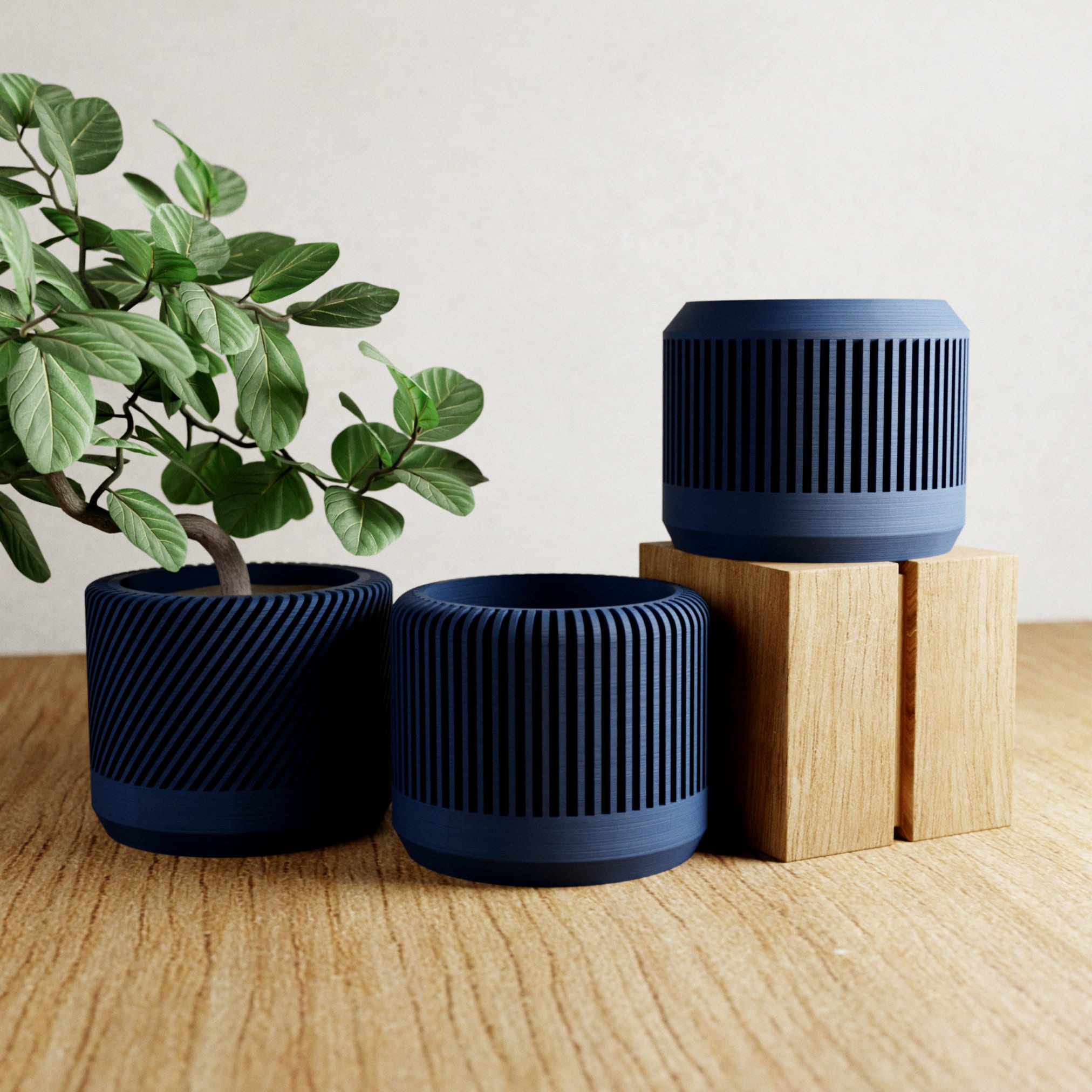 Illustration of Affordable Minimalist Product Options Planters