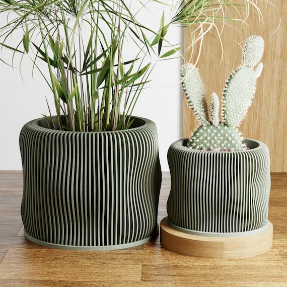 Bubbly Planter | 3D Printed Planter With Drip Tray, Drainage, and Matching  Saucer | 3 4 5 6 Inch Pot | Perfect Home Decor Pottery Gift - Etsy Israel