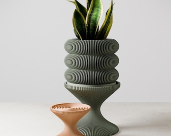 Modern CHALICE Plant Stand: Eco-Friendly Home Decor