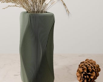 Modern Minimalist Vase "XENOVA": 3D Printed Plant & Flower Vase