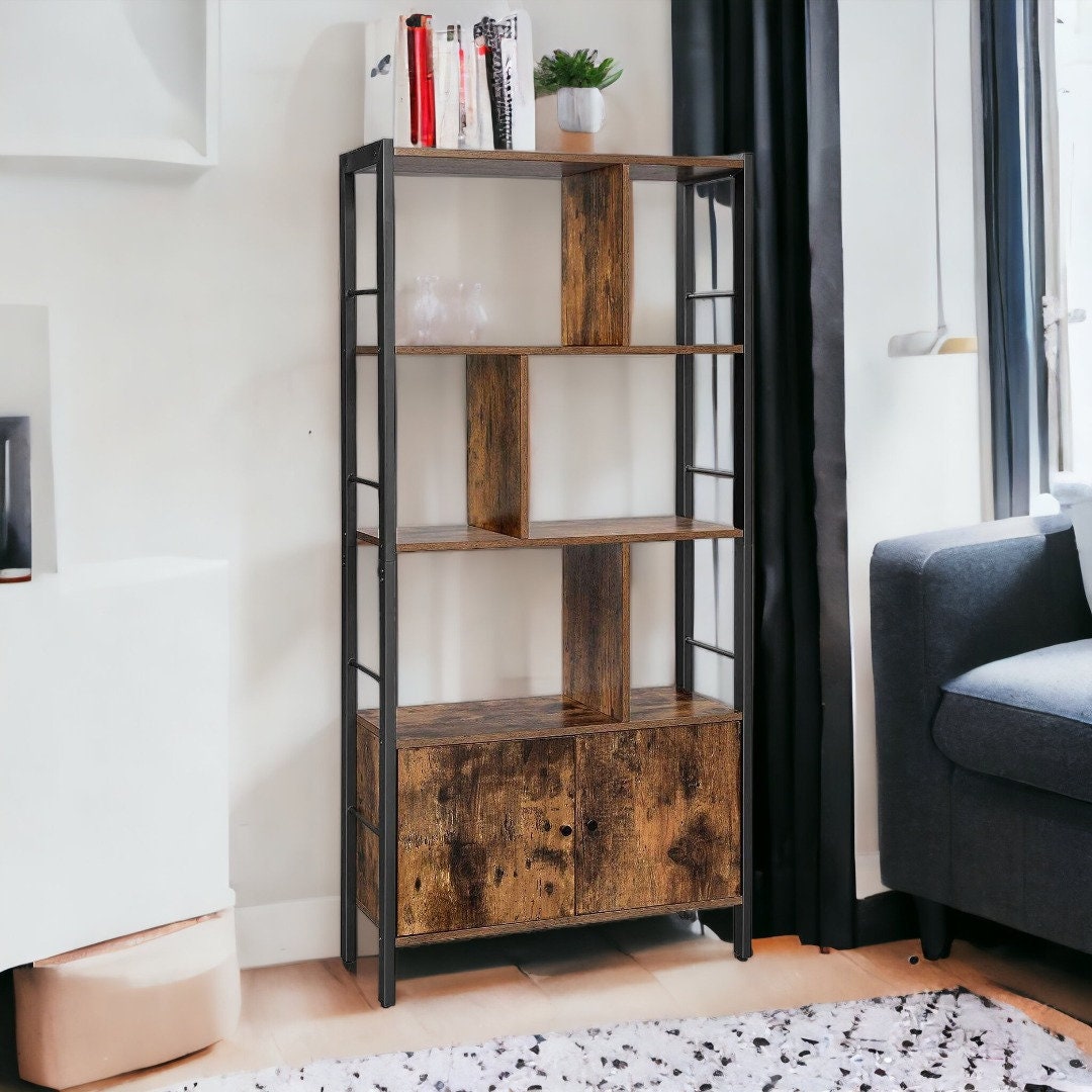 Rustic Industrial Storage Cabinet