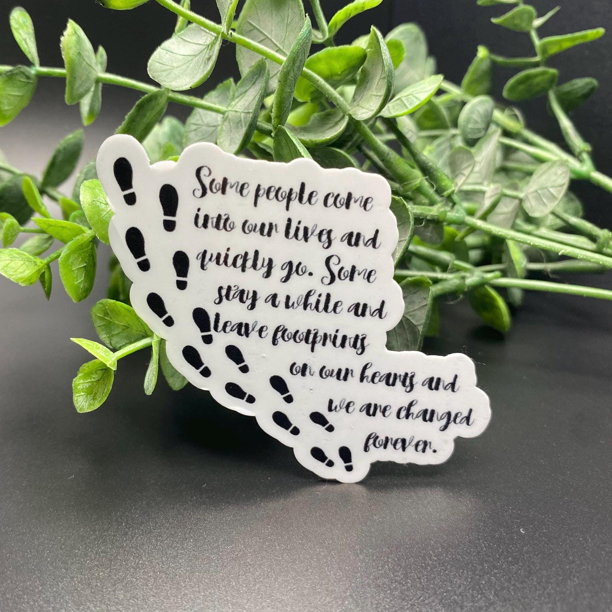 Grief Quote Vinyl Sticker | Comfort After Loss Sticker | Memorial ...