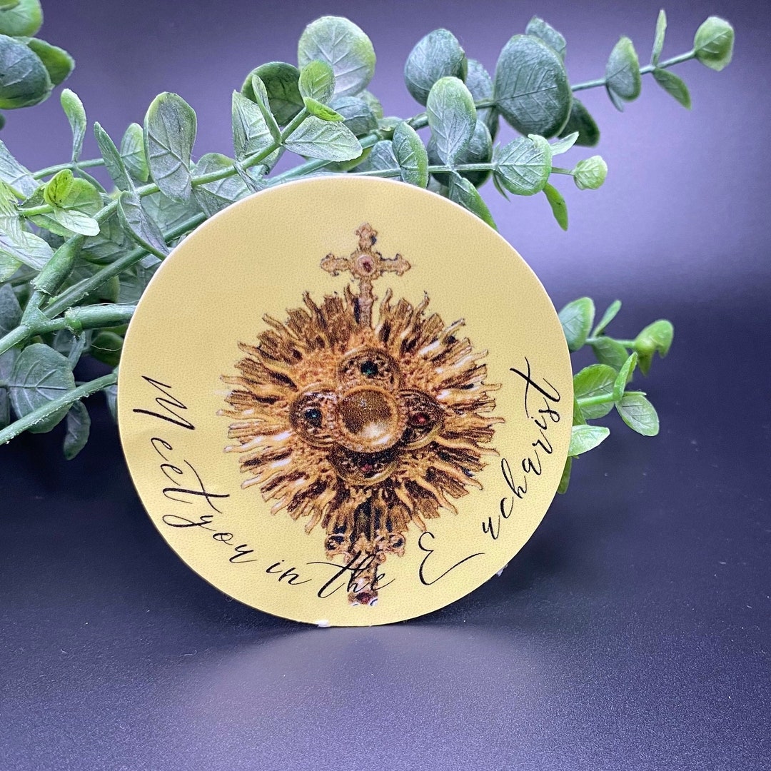 Catholic Sticker. Catholic Gift. Eucharist Sticker. Religious Gift ...