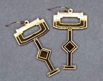 Pop Stage Earrings * Vault Key Earrings