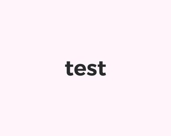 TEST- Do Not Buy - Test